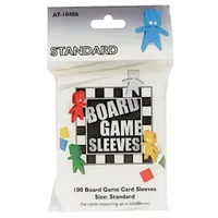 63x88mm - Standard Poker US - Clear (x100) - Sleeves