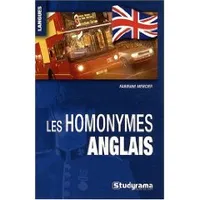 HOMONYMES ANGLAIS (LES), Livre