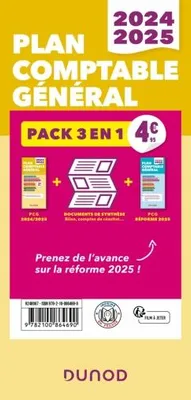 Plan comptable général - Pack 3 en 1 : PCG 2024-2025 + PCG réforme 2025 + Docs de synthèse