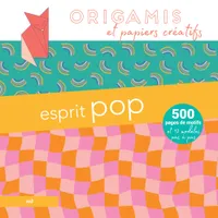 Origamis et papiers créatifs - Esprit pop, 500 pages de motifs et 12 modèles pas à pas