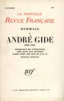 Hommage ŕ André Gide N' (Novembre 1951), (1869-1951)