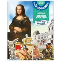 Les Incollables - Mission Louvre - Mes énigmes stickers, Avec une grande enquête