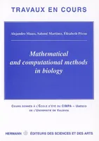 Mathematical and computational methods in biology, cours de l'École d'été du CIMPA-UNESCO de l'Université de Valdivia, [5-16 January 2004]