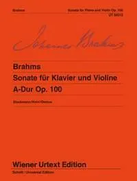 Sonata A Major, Edited from the original edition. op. 100. violin and piano.