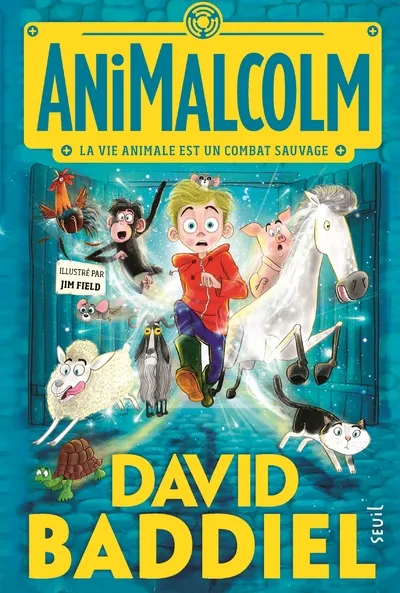 Livres Jeunesse de 6 à 12 ans Romans AniMalcolm, La Vie animale est un combat sauvage David Baddiel