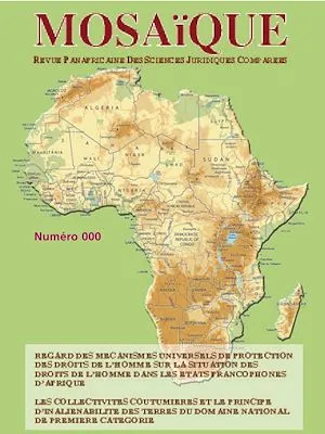 Revue Mosaïque n°000, Revue panafricaine des sciences juridiques comparées
