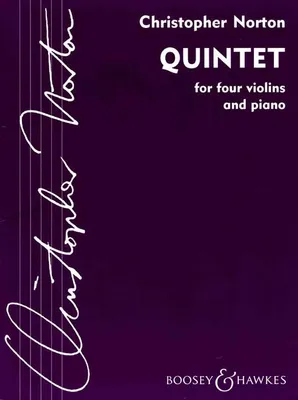 Quintet, 4 violins and piano. Partition et parties.