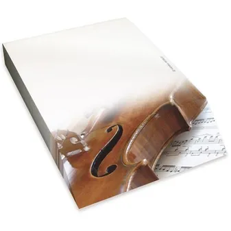 Relief pad Violin/Sheet music, 170 sheets, 9,8 x 13,3 cm