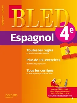 Cahier Bled - Espagnol 4e - 13-14 ans