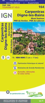 Top 100, 164, Top100164 Carpentras / Digne-Les-Bains  1/100.000