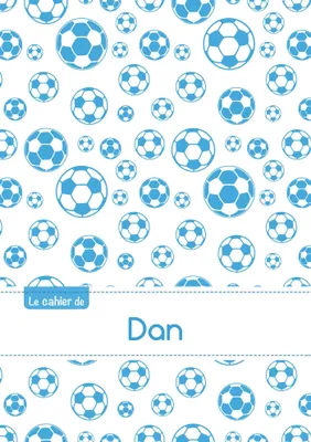 Le cahier de Dan - Petits carreaux, 96p, A5 - Football Marseille
