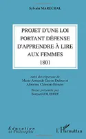 Projet d'une loi portant défense d'apprendre à lire aux femmes (1801), Suivi des réponses de Marie-Armande Gacon-Dufour et Albertine Clémént-Hémery