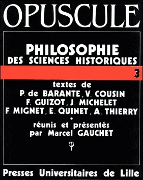 Philosophie des sciences historiques, n° 3