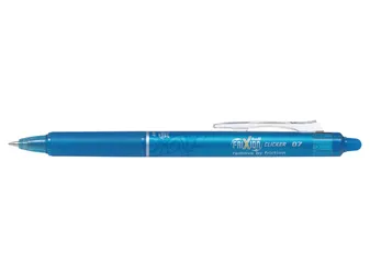 FriXion Ball Clicker 0.7 - Roller encre gel - Bleu Turquoise - Pointe Moyenne