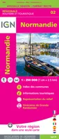 [France] : carte régionale, routière et touristique, 02, Nr02 Normandie 1/250 000