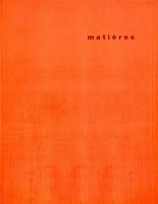Matières, N°10
