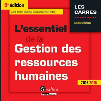 L'essentiel de la gestion des ressources humaines / 2015-2016
