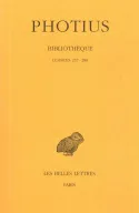 Bibliothèque. Tome VIII : Codices 257-280, Tome VIII : Codices 257-280.