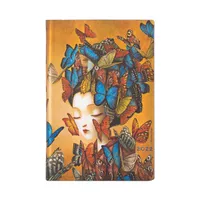 Agenda 12 Mois Couverture Souple Madame Butterfly - 14 x 9,5 cm - 176 Pages
