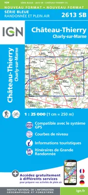 Série bleue [nouveau format], 2613SB, 2613Sb Château-Thierry/Charly-Sur-Marne