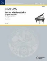 6 pièces pour piano, op. 118. piano.
