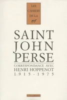 Cahiers Saint-John Perse., 19, Correspondance, (1915-1975)
