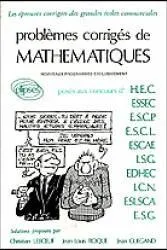 Problèmes d'écrits et exercices d'oraux de mathématiques, [3], [Posés aux concours d'HEC, ESSEC, ESCP, ESCL...en 1980], Mathématiques HEC 1980 - Tome 3