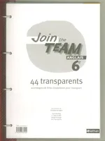 JOIN THE TEAM 6E CLASSEUR DE 44 TRANSPARENTS