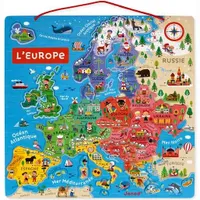 Puzzle magnétique - Carte d'Europe