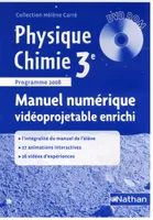 Physique-Chimie 3e - manuel numérique - cdrom - tarif adoptant