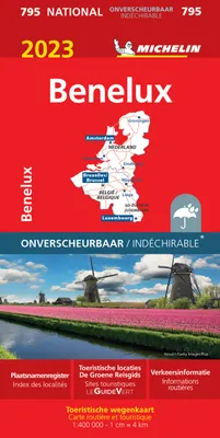 Carte Nationale Benelux 2023 - Indéchirable