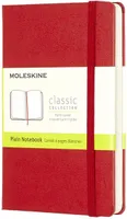 Carnet Classic Couverture rigide, Rouge Écarlate Pocket 9x14 cm Uni