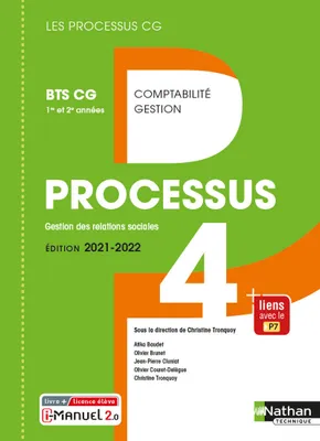 Processus 4 - BTS CG 1ère et 2ème années (Les processus CG) Livre + licence élève 2021