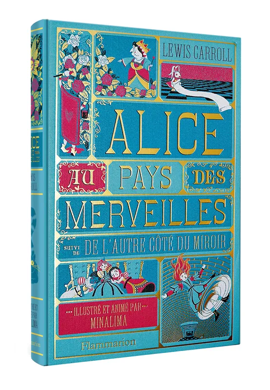 Alice au Pays des Merveilles, suivi de L'autre côté du miroir Lewis Carroll, Minalima