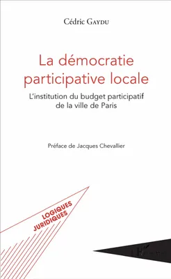 La démocratie participative locale, L'institution du budget participatif de la ville de Paris