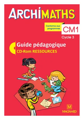 Archimaths CM1 (2018) - Banque de ressources sur CD-Rom avec guide pédagogique papier