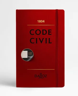 Carnet Code civil 1804