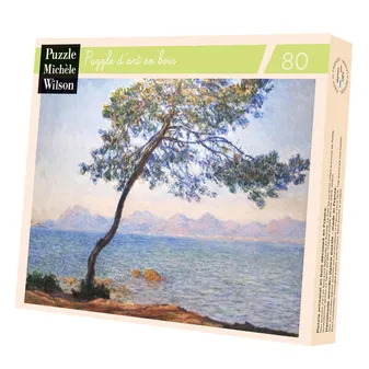 Puzzle Bois - 80 Pièces - Cap d'Antibes (Monet)