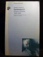 Psychanalyse III, Volume 3, Psychanalyse III : 1919-1926