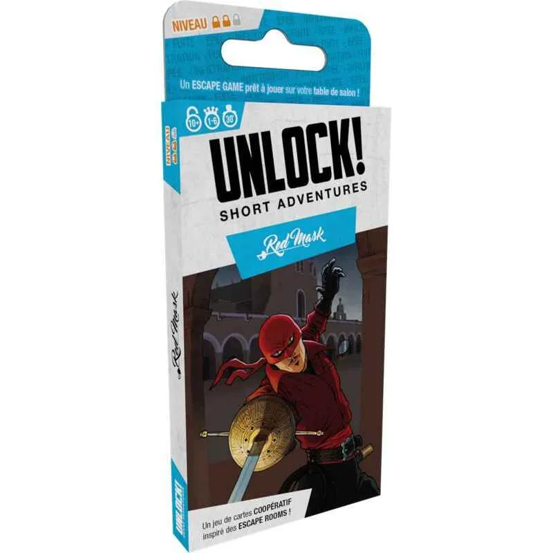 Jeux et Jouets Jeux de société Jeux de logique et casse-tête Unlock! Short Adventure - Red Mask Jeu de société
