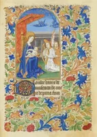Carnet ligné Heures Jeanne de France, Enfant Jésus