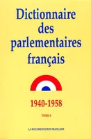 Dictionnaire des parlementaires français, notices biographiques sur les parlementaires français de 1940 à 1958, Tome 4, E-K