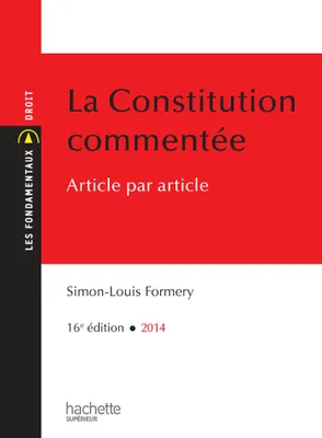 La Constitution commentée article par article, article par article