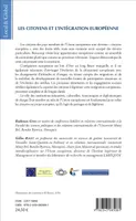 Les citoyens et l'intégration européenne, Sous la direction de Radovan Gura & Gilles Rouet - Préface de Jacques Chevallier Gilles Rouet, Radovan Gura