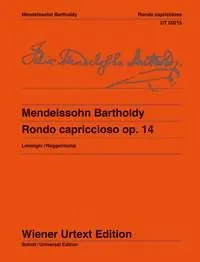 Rondo capriccioso op. 14, Edited from the sources by Ulrich Leisinger. Fingerings and Notes on Interpretation by Peter Roggenkamp.. op. 14. piano.