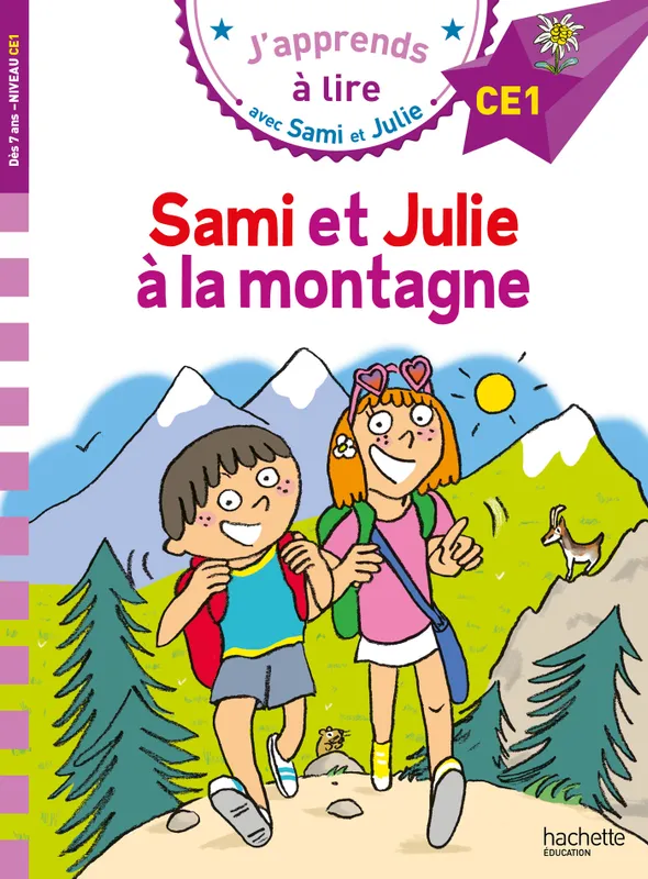 Livres Jeunesse de 6 à 12 ans Romans J'apprends à lire avec Sami et Julie, Sami et Julie CE1  Sami et Julie à la montagne Emmanuelle Massonaud