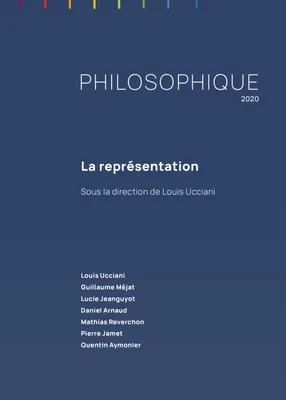 Philosophique 2020, La représentation