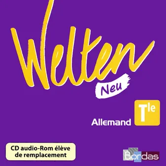 WELTEN NEU TERM CD AUDIO-ROM ELEVE DE REMPLACEMENT