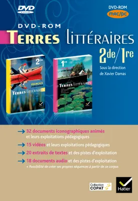 Terres littéraires Français livre unique 2de/1re éd. 2011 - DVD-Rom