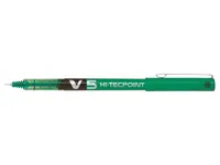 Hi-Tecpoint V5 - Roller encre liquide - Vert - Pointe Fine